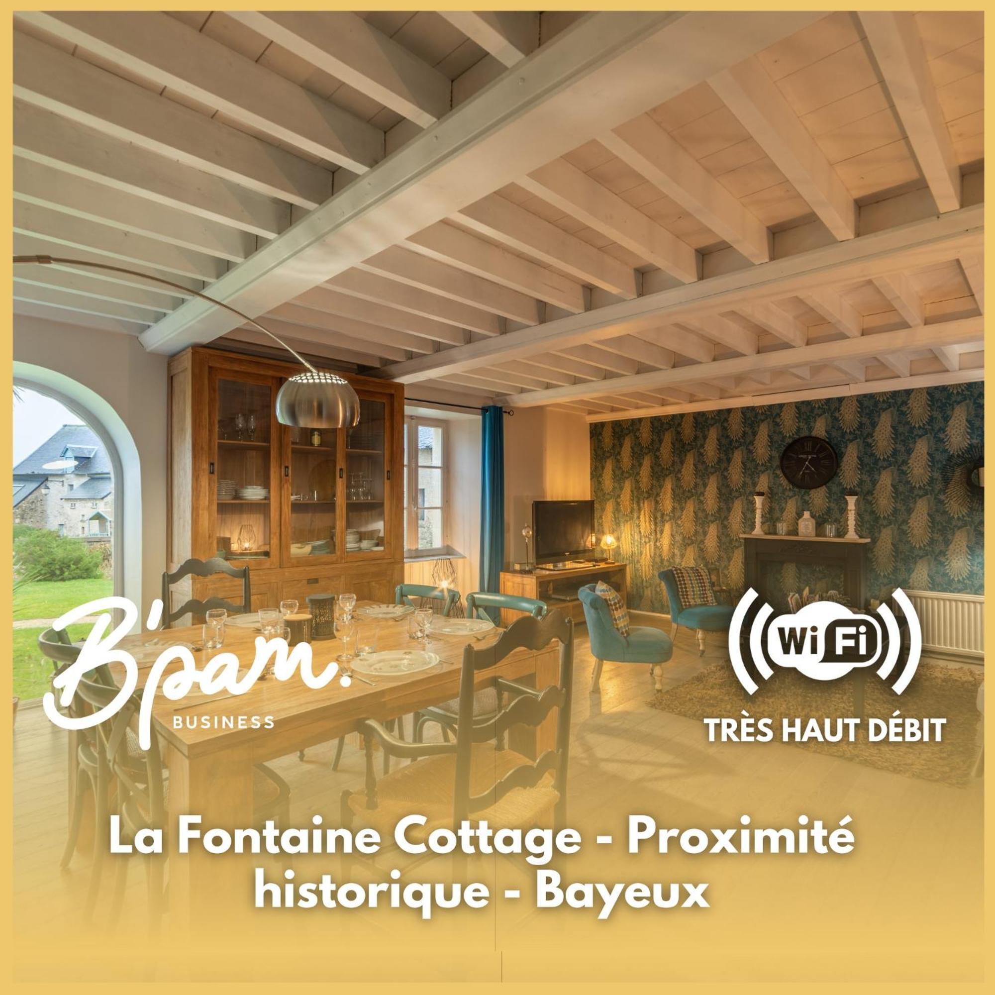 La Fontaine Cottage - Proximite Historique - Bayeux Saint-Loup-Hors Eksteriør billede